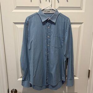 Bugatchi Men's Light Blue Button Down Shirt